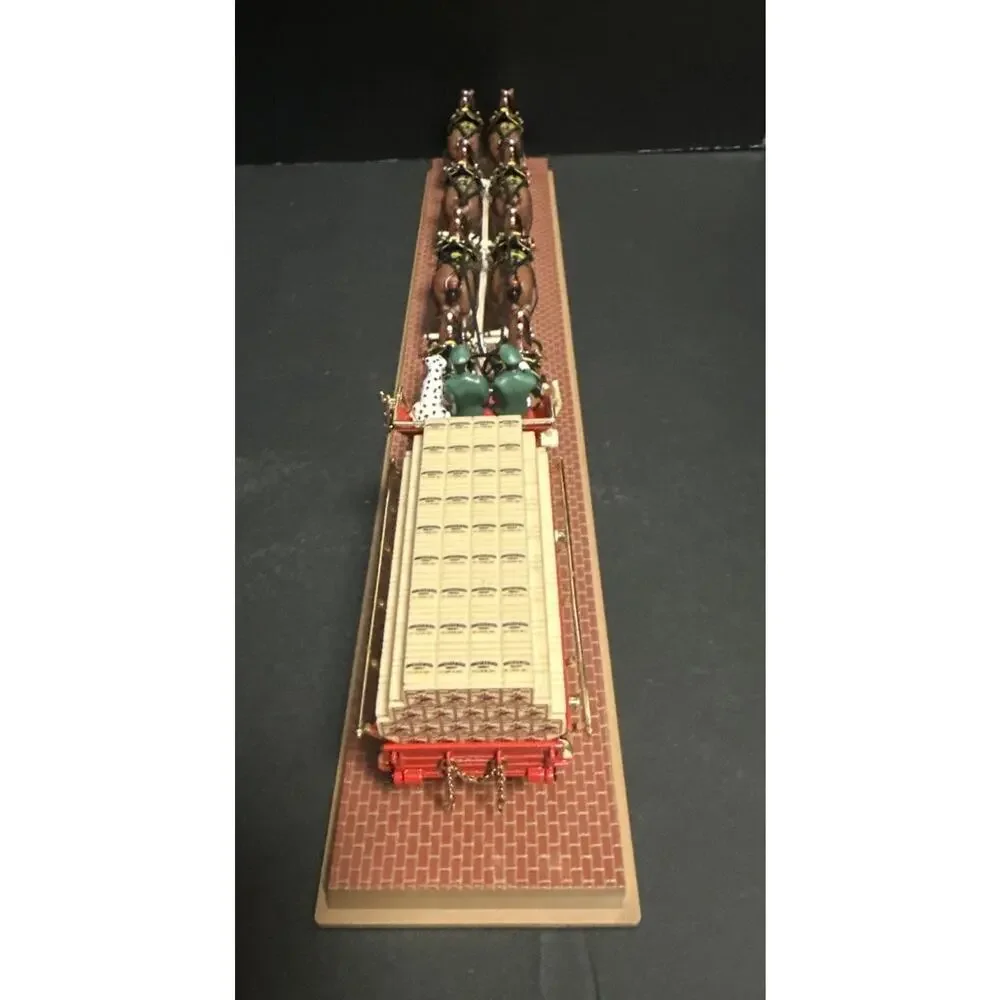 Ertl Collectibles Budweiser Clydesdale Eight Horse Hitch Mechanical Bank 1995